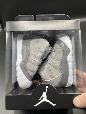 Nuevo botín de cuna Jordan 11 Cool Grey talla 3c 2021 CI6165-005 INFANTIL PEQUEÑO Foto 1 de 2