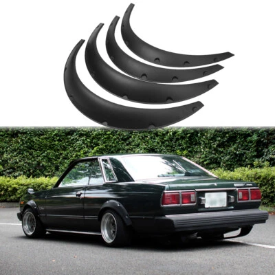 4X 4.5" Fender Flares Extension Wide Body Kit Arches For Toyota Corona RT81 RT82 - image 1 of 4