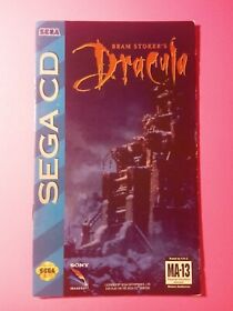 Bram Stoker's Dracula Sega CD Instruction Manual Only Authentic w/ Registration!