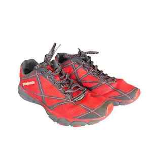 Patagonia Everlong Trail Running Shoes in Catalan Coral Red Gray Sneakers Size 9