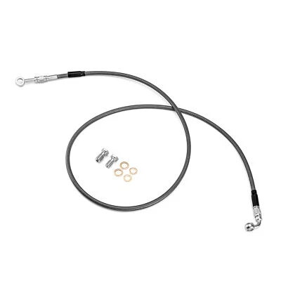 Non-ABS Hydraulic Brake Line Kit Front +7" For Harley Dyna FXD FXDL FXDB FXDC - Image 1 of 4