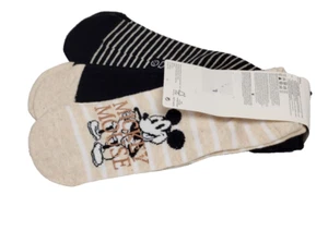 Mickey Mouse 3 Pairs Trainer Socks Disney Gift Set - Picture 1 of 6