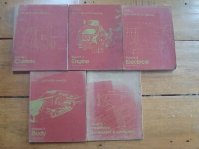 Ford Car Shop 1974 manuales. 5 volúmenes Torino Thunderbird Cougar Mustang etc. Foto 1 de 4