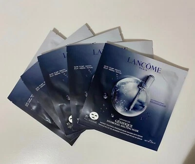 NUEVO Lancome Advanced Genifique Máscara de Fusión de Hidrogel Suero Infusión Lote 5x Foto 1 de 2