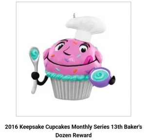 Hallmark Keepsake Cupcake Bakers Dozen Ornament #13 2006 LIMITED EDITION 😋  - Picture 1 of 11