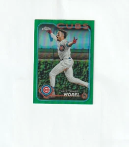 2024 Topps Chrome Christopher Morel Green 34/99 #292 Chicago Cubs - Picture 1 of 2