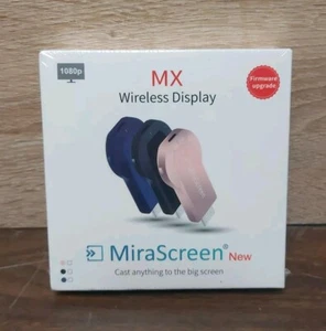 MiraScreen New MX Wireless Display DLNA Miracast Aircast 1080p Firmware Upgrade - Picture 1 of 3
