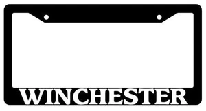Black License Plate Frame New City State Winchester Auto Accessory 1036 - Picture 1 of 1