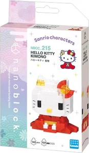 Kawada Nanoblock NBCC_215 Hello Kitty Kimono Sanrio Characters 140pcs - Picture 1 of 5