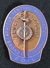 Amateur Fencing Association Bronze Standard Enamel Badge Signed Butler FOIL