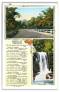 Postal poema Down in Virginia - Imagen 1 de 2