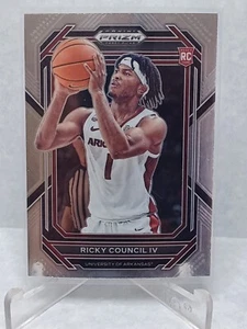 2023 Panini-Prizm Draft Picks-Ricky Council IV Razorbacks RC #1 -RM72 - Foto 1 di 2