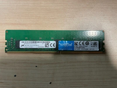 Crucial 4GB 2133MHz DDR4 UDIMM RAM PC4-17000 CT4G4RFS8213.9FB1 - Image 1 of 2