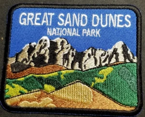 Great Sand Dunes Colorado National Park bestickter Aufnäher ca. 2,75 x 3,75 Zoll - Bild 1 von 2