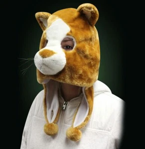 ¡Sombrero/máscara de lana gato RONALD el jengibre! ¡Nuevo!! Talla única para adultos y niños - Imagen 1 de 1