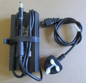 GENUINE DELL 19.5V 6.7A 130W LAPTOP CHARGER & UK PLUG LA130PM121 0VJCH5 VJCH5 - Picture 1 of 3