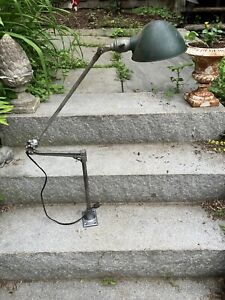 Vintage Industrial O.C. White Articulating Lamp