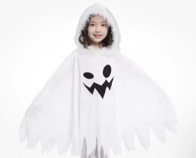 Precioso Disfraz de Hada Blanca con Capucha para Niños Halloween Juegos con disfraces Niñas L 10-12 años Foto 1 de 4