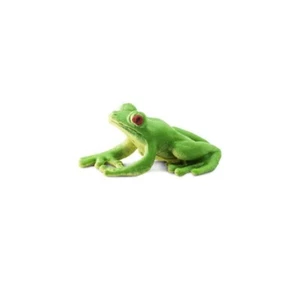 Single Safari Ltd. Good Luck Minis Red Eye Green Frog Mini Figure 1” - Picture 1 of 6