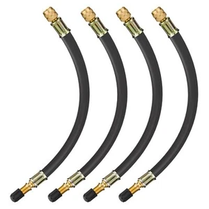 4 Pcs 11.8 Inch Flexible Valve Stem Extender Tire Valve Adaptor for Car Truck - Picture 1 of 6