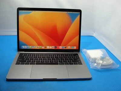 142 cycles Apple MacBook Pro 13 A1706 Mid-2017 Core i5-7 256GB SSD 8GB + 61W AC - Image 1 of 4