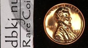 1955 Proof - Lincoln Wheat 1¢ Cent Penny - Gem Red Proof dbkjb - Picture 1 of 3