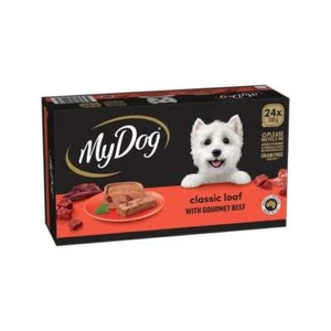 My Dog 100g Classic Loaf with Gourmet Beef Adult Wet Dog Food - 24 Trays - Picture 1 of 1