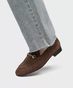 Mocasines sin cordones Firenze Atelier para hombre de gamuza marrón oscuro para caballo - Imagen 1 de 19