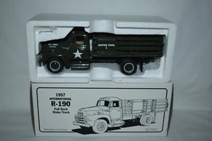 First Gear 1:32 1957 International R-190 Stake Truck Motor Pool R-100 US Army - Picture 1 of 5