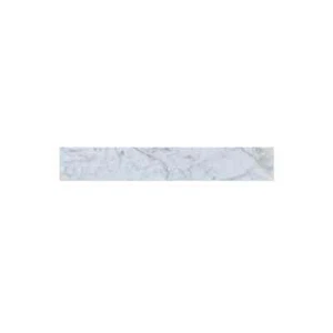 Timeless Home 24 in. W Marble Vanity Backsplash in Carrara White - Picture 1 of 7