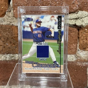 ROGER CLEMENS 2022 JERSEY FUSION - GAME USED SWATCH - TORONTO BLUE JAYS - Bild 1 von 2