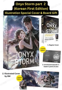 Onyx Storm, Fourth Wing Rebecca Yarros (Korean book) Art Dust Jacket Limited - Imagen 1 de 29