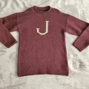 Suéter Harry Potter Mundo Mágico Letra J Lana Seda Escocia Juventud Grande - Imagen 1 de 10