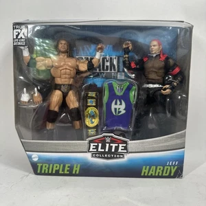 WWE Jeff Hardy Triple H Elite Series 2-Pack Mattel Figure Set Wrestling - Picture 1 of 8