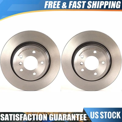 Juego de rotores de freno traseros Brembo de alto rendimiento OE para BMW 530i 2004 2005 2006 07 Foto 1 de 4