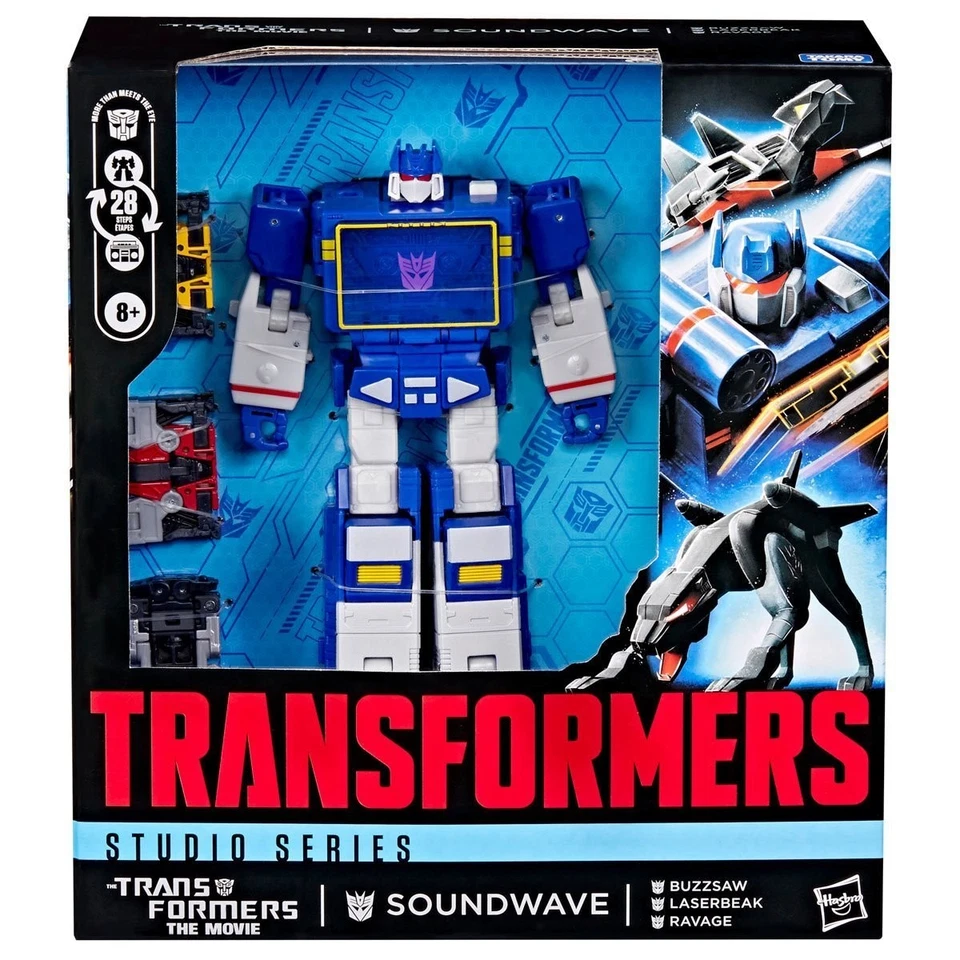 Figura de acción Hasbro Transformers Studio Series 86 Soundwave Foto 1 de 4