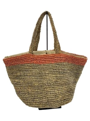 BARNEYS Нью-Йорк сумка с короткими ручками корзина сумка бежевый красный - Изображение 1 из 4