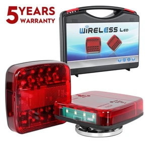 Wireless Tail LED Trailer Tow Lights Kit Magnetic Running For Boat, RV, Trucks - Picture 1 of 12