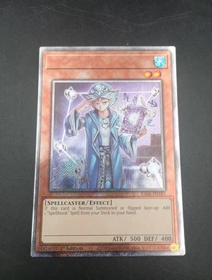 Spellbook Magician of Prophecy MISPRINT RA04 mint condition Platinum (Stampede) - Image 1 of 4