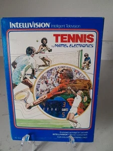 Tennis for Mattel Intellivision - CIB Tested Manual & Overlays  - Picture 1 of 3