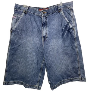 Pantalones Cortos Vintage La Meca Para Hombres 40 Se Ajusta 38 x 14.5 Denim Carpintero Sueltos Utilidad Años 90 Y2K - Imagen 1 de 10
