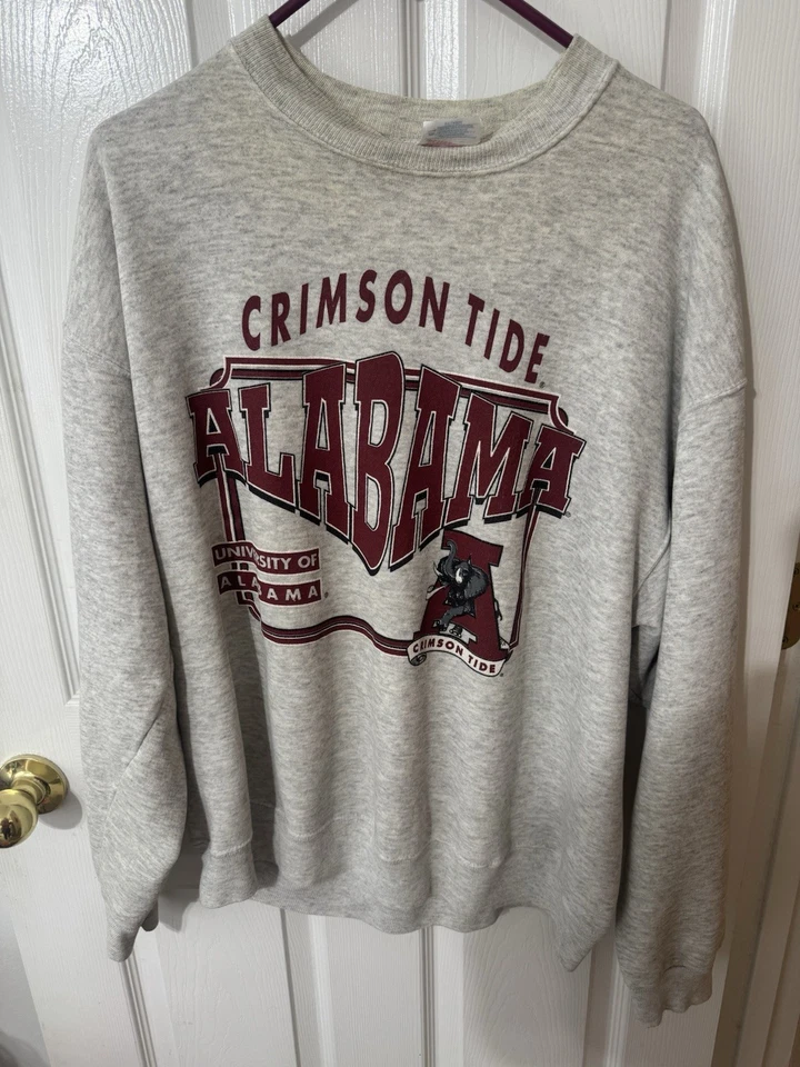 University Of Alabama Crimson, Todd, Long Sleeve Sweatshirt, Gray - Image 1 of 2