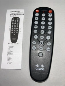 Genuine Cisco HDA-IR2.2 TV Remote Control Tested Working HDA-RF2.2  New - Picture 1 of 4