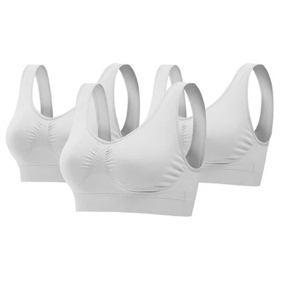 Women's 1/2/3-Pack Seamless Wireless Bra Sports Bras Comfortable Yoga Bra - Image 1 of 4