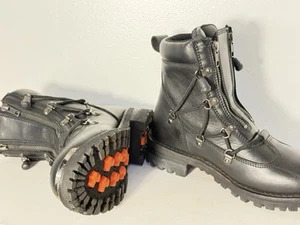 Milwaukee Leder 9375 Damengröße 7,5 Diamant 6 Zoll Doppelreißverschluss Motorradstiefel - Bild 1 von 8