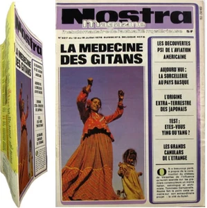 Nostra n°327 1978 Magazine actualité mystérieuse Gitans sorcellerie canulars - Imagen 1 de 12