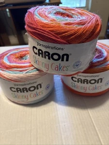 Lot Of 3 New Caron Skinny Cakes Birthday Cake 8.8 oz Each - Picture 1 of 3