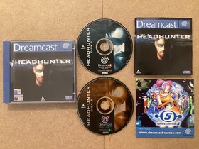 Sega Dreamcast Headhunter Video Game PAL COMPLETE Both Discs 3D Action Adventure