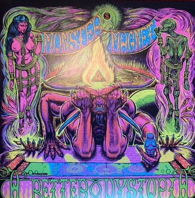 Monster Magnet - A Better Dystopia (LP + LP, S/Sided, Etch + Album, Ltd, Neo) (M - Image 1 of 4