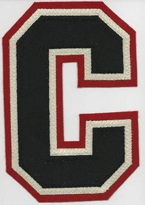 CHICAGO BLACKHAWKS CAPTAINS "C" SEWN PATCH FOR WINTER CLASSIC OR 3RD JERSEY - Picture 1 of 1